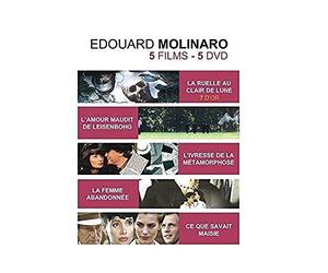 Edouard Molinaro 5 films : Ce que savait Maisie - L'amour maudit de Leisenbohg - La Ruelle au Clair de Lune - La femme abandonnée L Ivresse de la Métamorphose. (5 DVD)