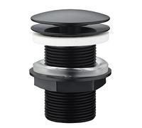 Edouard Rousseau Scarico senza troppopieno con finitura nera