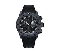 Edox Men's CO-1 45mm Black Rubber Band Carbon Fiber Case Sapphire Crystal Automatic Watch 01125 CLNGN NING