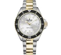 Edox Orologio analogico da uomo al quarzo con cinturino in acciaio inossidabile mid-39650, multicolore