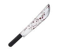 Edozos Set di armi in plastica per Halloween, finta ascia insanguinata, coltello da slasher e machete, accessori sicuri per travestimenti, travestimenti da film horror e decorazione spaventosa