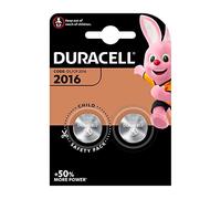 EDP Duracell - Confezione da 2 batterie a Bottone CR2016