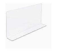 EDPEZHRMD Divisorio per spazi Vuoti in Cucina, Prolunga for bancone barriera Gap Pet Trasparente 23,6X(2-11,8) x2 Pollici for Cucina Bagno(23.6x5.9x2in)