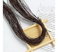 EDPEZHRMD Elastico Estensibile, Corda Elastica Rotonda da 1,5 mm Multicolore 5/10 Metri Accessori for Cucito Fai Te(Coffee 1.5mm,10meters)