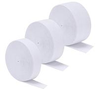 EDPEZHRMD Elastico Estensibile, Elastici for Cucire e Parrucche 3 Pezzi 1M Multicolor 10-60mm(White,1 METER-30MM)