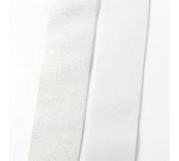 EDPEZHRMD Elastico Estensibile, Fasce Elastiche for Cucire Nastro in Gomma Spandex con Paillettes in Nylon Multicolore da 25-50 mm 5-10 m(White,5METERS-25MM)