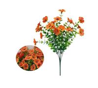 EDPEZHRMD Fiori artificiali Artificial ABS Flowers Multicolor 5 Pcs For Home Decoration And Occasions(Red6,5P)