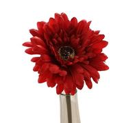 EDPEZHRMD Fiori artificiali Pack Of 7 Artificial Gerbera Daisy Flowers Multicolor 11.8 inches(Red)
