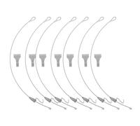 EDPEZHRMD Kit per appendere quadri Ganci E Fili for Appendere Quadri In Acciaio Inossidabile Argento 20 Pz