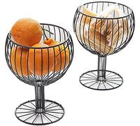 EDPEZHRMD Made of durable polyethylene material, the cable o Cestino for frutta in ferro battuto a forma di bicchiere da vino nero 23x17,5x13,5 cm