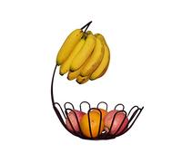 EDPEZHRMD Made of durable polyethylene material, the cable o Cestino for la frutta in metallo con supporto for banane for scolare e verdura arancione(A)