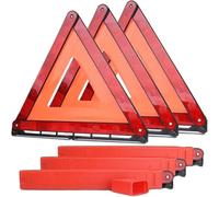 EDPEZHRMD Triangolo di Emergenza per Auto Triangolo d'avvertimento Pieghevole, Triangolo d'avvertimento 3 Pezzi Treppiede Riflettente for Le emergenze stradali