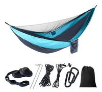 EDPEZHRMD Zanzariera per esterni, Tenda amaca portatile con rete for bivacco Camp Trekk 290x140 cm(8)