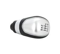 EDPOAQC Compatibile Con Ford Per Fiesta MK7 2008 2009 2010 2011 2012 2013 Pomello Del Cambio A 5 E 6 Velocità, Leva Del Cambio, Parti Di Automobili(Silver 6 thread)