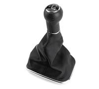 EDPOAQC Compatibile Con VW Per Jetta Per Bora Mk4 1999 2000 2001 2002 2003 2004 5 6 Velocità 12 Mm 23 Mm Pomello Del Cambio Auto Nero Cappucci Stile Interno(6speed 23mm)