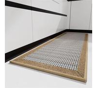 EDQPLL Kitchen Rugs Non-Slip Washable,Super Absorbent Kitchen Floor Mat Sink Rug,for Floor,Sink,Hallway,Laundry,(Beige,19.6x31.4in)