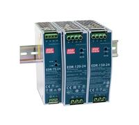 EDR-75 120 150 serie 12V 24V 48V DC 75w 120w 150w Alimentatore industriale su guida DIN a uscita singola(24V,120W)