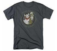 EDrecUTDEA Hagar The Horrible Hagar Brewing T Shirt Mens Strip Tee Charcoal Dark Grey 3XL