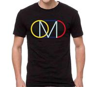 EDrecUTDEA Orchestral Manoeuvres in The Dark Logo Men's Black T-Shirt Black XL