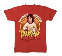 EDrecUTDEA Rowdy Roddy Piper Shirt Funny Cotton Tee Vinta Gift for Men S