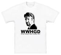 EDrecUTDEA What Would Hans Gruber Do Die Hard T Shirt White S