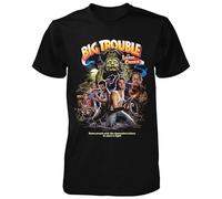 EDrecUTDEA YoGos John Carpenter's Big Trouble in Little China T Shirt Funny Vinta Gift for Men Black XXL