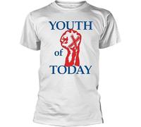 EDrecUTDEA Youth of Today Fist White T-Shirt White 3XL