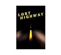 EDSC Poster su tela con scritta "Lost Highway" del 1997, decorazione artistica da parete, per soggiorno, camera da letto, senza cornice: 30 x 45 cm