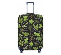 EdsfFehs Basil Thyme Dill & Rosemary - Copertura per valigia, lavabile, leggera, alla moda per una facile identificazione, Nero , S
