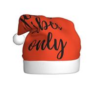 EdsfFehs Cappello di Natale con stampa ortografica, copricapo per le vacanze per Capodanno, festa di Natale, decorazioni cosplay