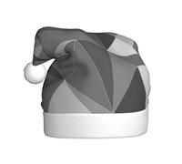 EdsfFehs Cappello di Natale nero con stampa geometrica,Copricapo per le vacanze per Capodanno,Festa di Natale,Decorazioni Cosplay