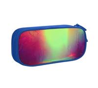 EdsfFehs Cassa variopinta della matita della chiusura lampo di doppio strato della stampa di sogno di grande capacità, Blu, Taglia unica, Set di zaini per la scuola