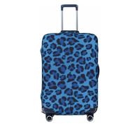 EdsfFehs Copertura per valigia con stampa animalier, lavabile, leggera, alla moda per una facile identificazione, Nero , S