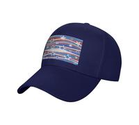 EdsfFehs Patriotic Stars Stripes Independence Day Print Berretto da baseball unisex, in cotone, regolabile, per abbigliamento casual quotidiano all'aperto, blu navy, Taglia unica