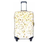 EdsfFehs Sparsed Dreamy Stars and Spots - Copertura per valigia, lavabile, leggera, alla moda per una facile identificazione, Nero , S