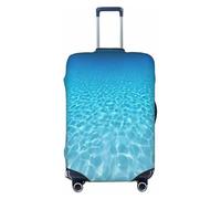 EdsfFehs Tranquil Underwater Scenery Print Luggage Cover,Fashion Suitcase Protector Lavabile Resistente ai Graffi, Nero , L