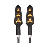 EDSXWUN Lampada Indicatori Moto per CBR1000RR per CBR900RR per Fireblade per CBR1100XX per Blackbird Moto Indicatori di Direzione Lampada Relè Incorporato Lampeggiatore Stop Luce Freno