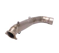 EDSXWUN Tubo di Scarico Moto Compatibile con Ducati per Hypermotard 950 SP 2019 2020 2021 Sistema di Scarico per Moto Doppio Tubo di Collegamento Anteriore Marmitta Accessori per Moto