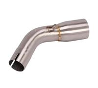 EDSXWUN Tubo di Scarico Moto Compatibile con per Ninja125 per Z125 2018-2023 Sistema di Scarico per Moto Modificato Tubo di Collegamento Centrale Marmitta Accessori per Moto