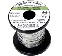 Edsyn SAC-LZB 0418 Stagno senza piombo Bobina Sn95,5AgCu0,7 100 g 1.74 mm