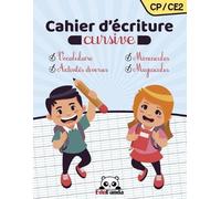 Edu Panda Cahier d'écriture cursive CP/CE2 (Tascabile)