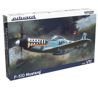 Edualdo 1/72 Weekend Edition Stati Uniti P-51D Mustang con Dorfin Plastic Modello EDU7477 (Aeroplano)