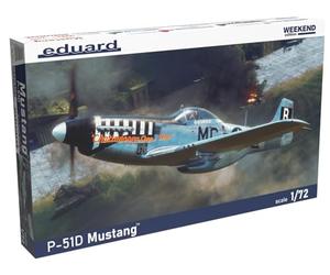 Edualdo 1/72 Weekend Edition Stati Uniti P-51D Mustang con Dorfin Plastic Modello EDU7477 (Aeroplano)