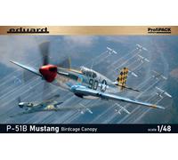 Eduard 1/48 P-51B MUSTANG Gabbia Baldacchino (Profipack) Modello Aircraft Kit