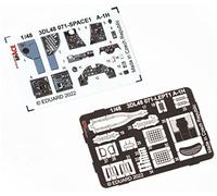 Eduard 1/48 Spazio Douglas A-1H Skyraider Interni 3D Decalcomania Incisione Parti Set (per Tamiya) Modello di Plastica Decalcomania EDU3DL48071