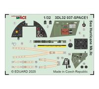 EDUARD 3DL32037 SPACE SEA URARICANE MK.IIC SPACE (PER REVELL) 1/32
