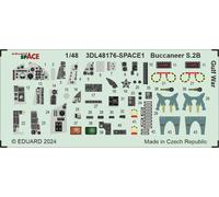 EDUARD 3DL48176 BUCCANEER S.2B GULF WAR SPACE 1/48 (SPAZIO PER AIRFIX)