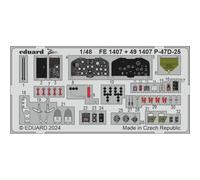 EDUARD 491407 FOTOTAGLIO AEREO MIGLIORAMENTO P-47D-25 MINI ART 1/48