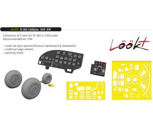 EDUARD 644312 BRASSINO B-26G LÖÖKPLUS (PER KIT ICM) 1/48