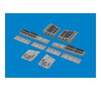 EDUARD 6481131 BRASSIN P-40N GUN BAYS (6 PISTOLE) STAMPA (PER EDUARD) 1/48